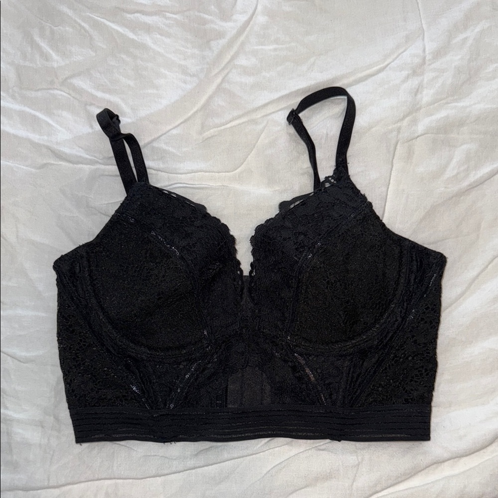 VS Black Lace Bralette Top - 34B